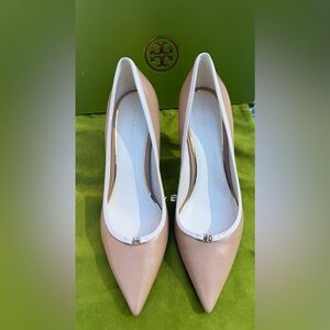 Tory Burch Nude Pointed Toe Heels